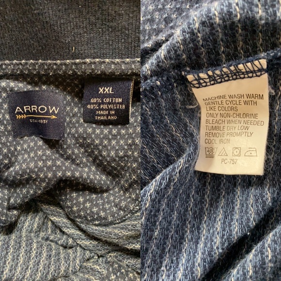 Arrow; Men’s; Casual; Button Down; Shirt; XXL - Picture 7 of 8